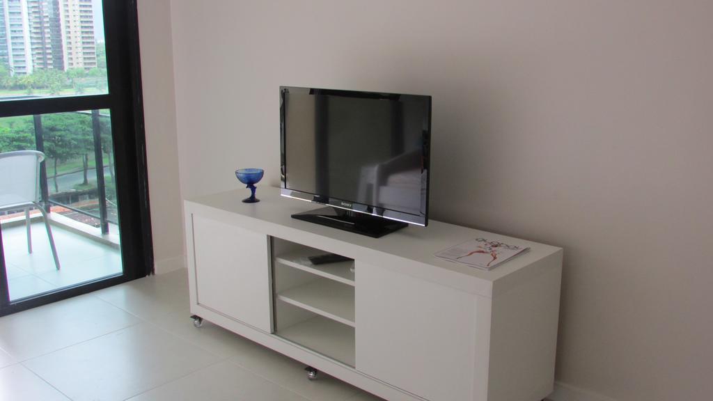 Lindo Apto No Barrabela, Todo Equipado, Com Arcondicionados Split Novos No Quarto E Na Sala, Limpissimo, Cheiroso, Novinho, Condominio Em Frente A Praia, Com Piscina Aquecida, Sauna, Quadra, Academia, Lavanderia, Salao De Beleza, Restaurantes, Mercad Rio de Janeiro Værelse billede